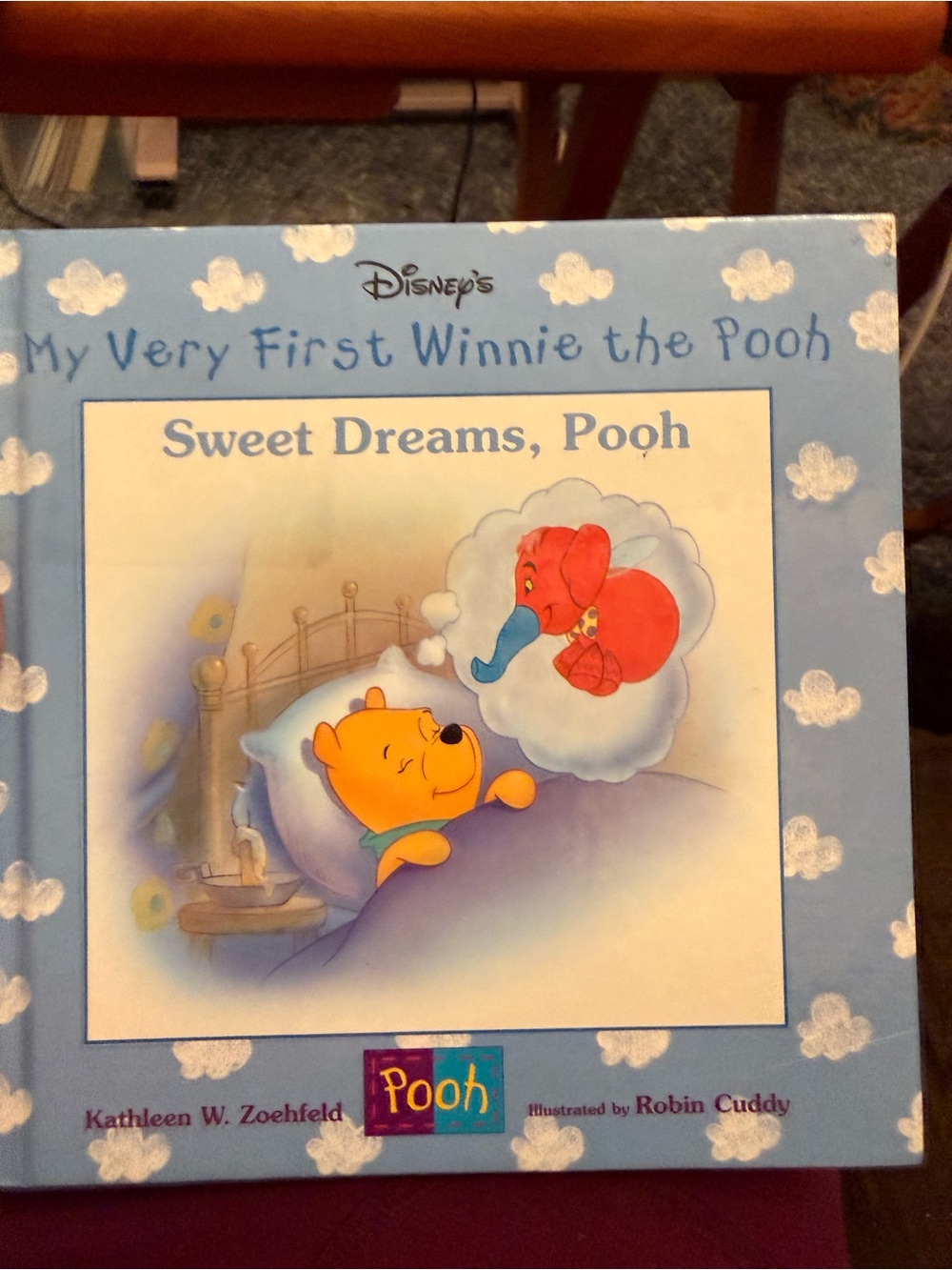 1990s Disney Sweet Dreams Winnie the Pooh Hardcover Book